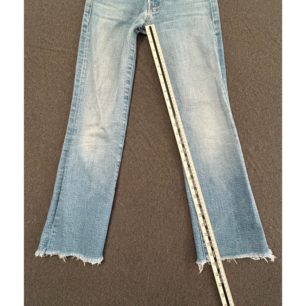 MOTHER The Insider Ankle Fray Jeans Womens 27 Eager Beaver High Rise Fray Hem - Picture 13 of 16
